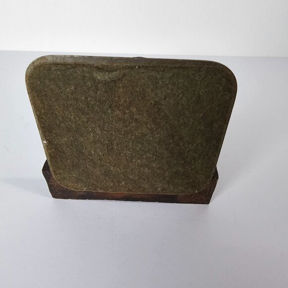 Vintage Syroco Wood Traveling Lawyer Man with Map Bookend, 1 - Picture 6 of 6